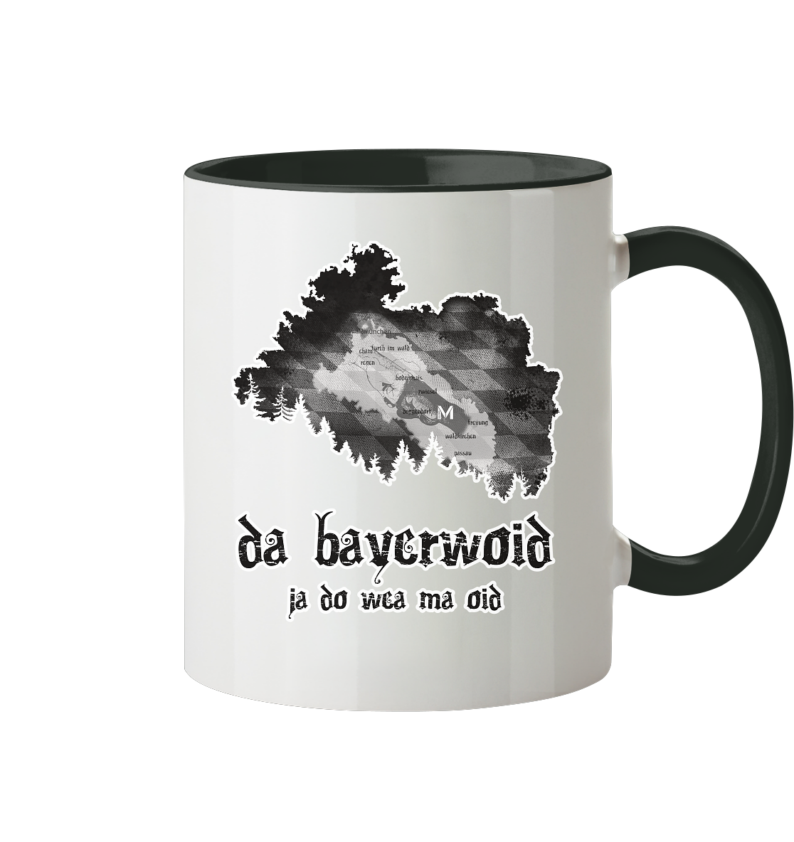 Da Bayerwoid - Tasse zweifarbig