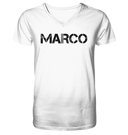 Marco Schober Plus - Mens Organic V-Neck Shirt