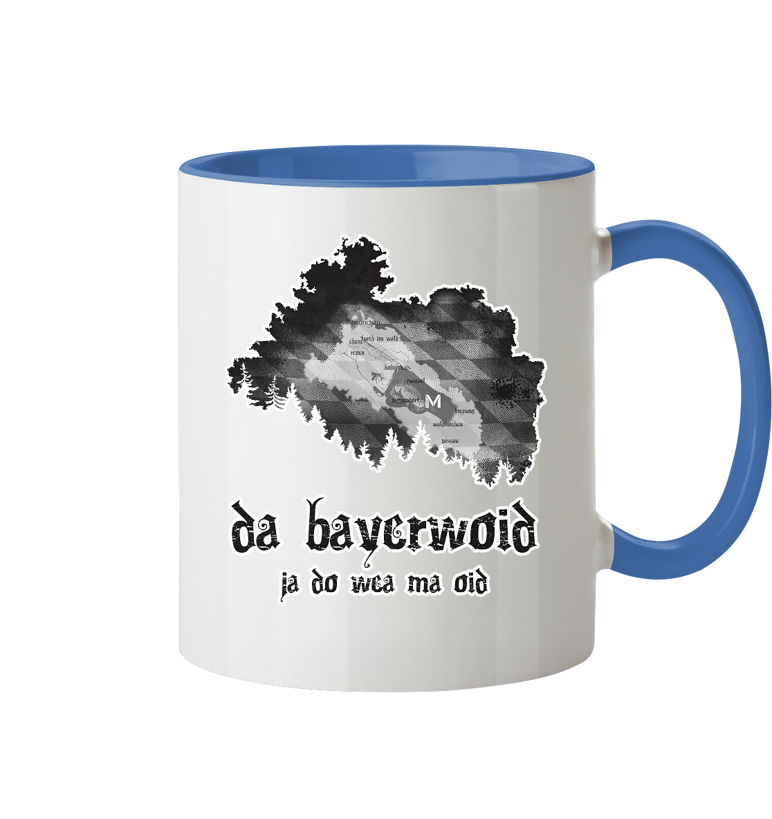 Da Bayerwoid - Tasse zweifarbig